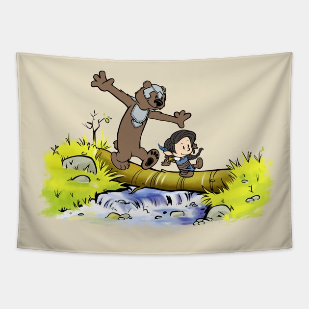 Vex & Trinket Tapestry by ChristaDoodles