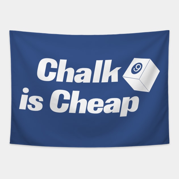 TALK IS CHEAP 9 BALL Tapestry by MarkBlakeDesigns