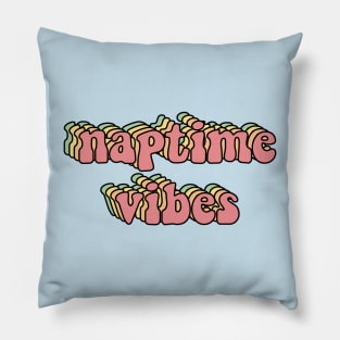 Naptime Vibes Groovy Vintage Nap Time Pillow