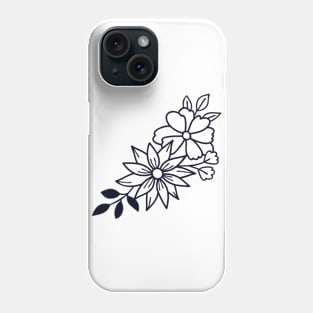 Woman Flowers Phone Case