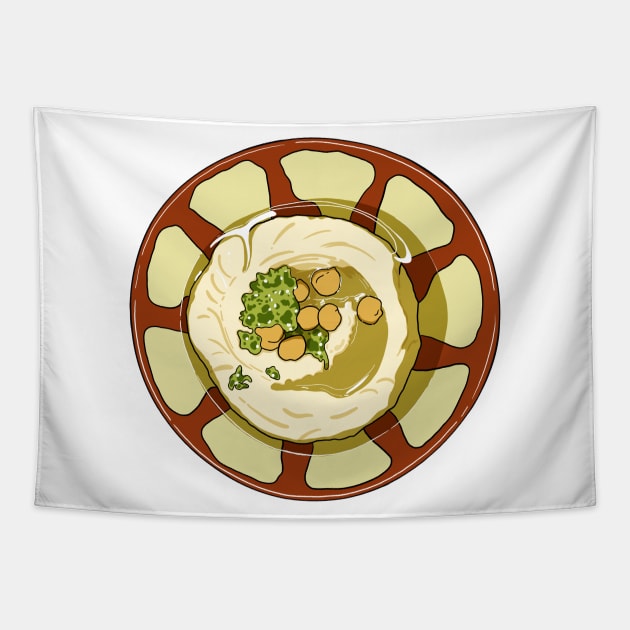 Hummus Tapestry by smithandco