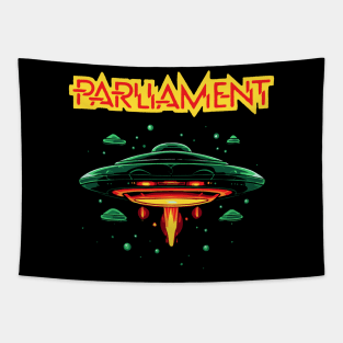 Parliament Funkadelic Retro Mothership UFO Rock Funk Throwback Tapestry