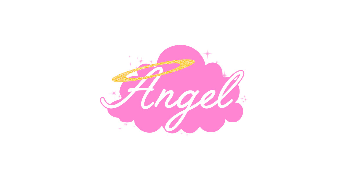 Y2K Angel Pink - Angel - Sticker | TeePublic