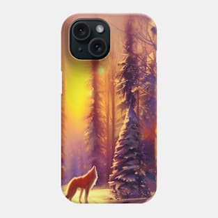 A Winter Sunset Phone Case