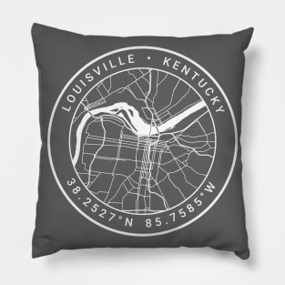 Louisville Map Pillow