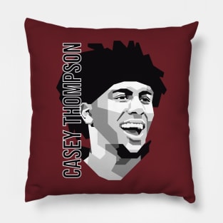 Casey Thompson on WPAP Greyscale Pillow