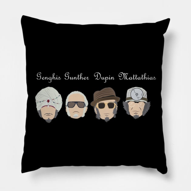 More Dreadful Disguises Pillow by WinterWolfDesign
