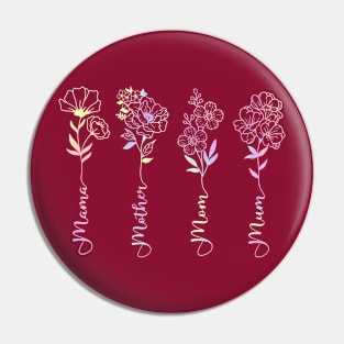 MOTHER'S DAY FLOWERS Pin