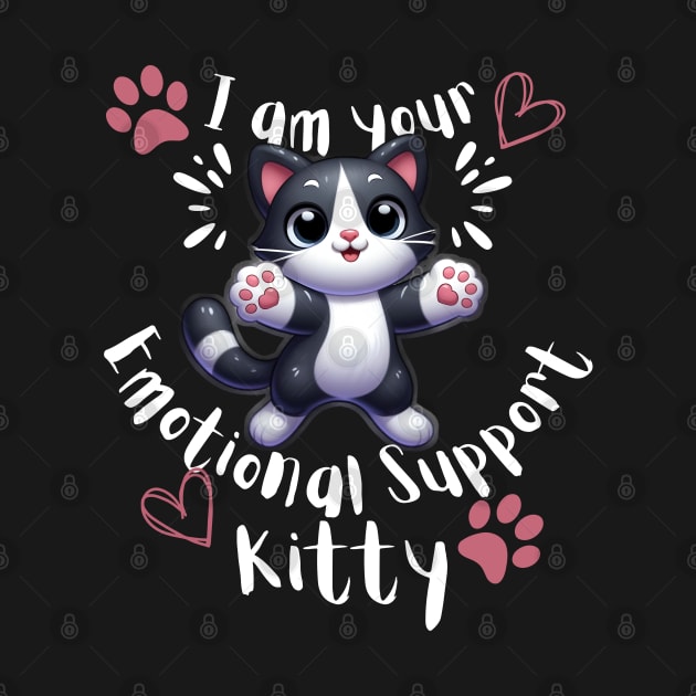 I am your emotional support kitty by Art from the Machine