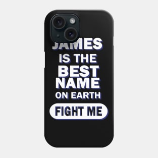 James name for boys, men's birthday Phone Case