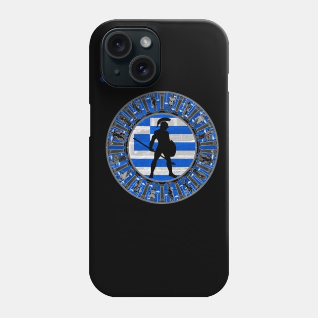 Greek DNA Greece flag Phone Case by Jakavonis