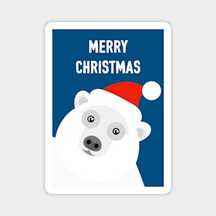 Christmas Polar Bear Magnet