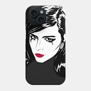 Mia "Red Lips" Mascara Phone Case