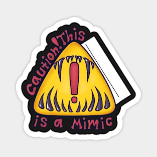 Blank Mimic Label Magnet