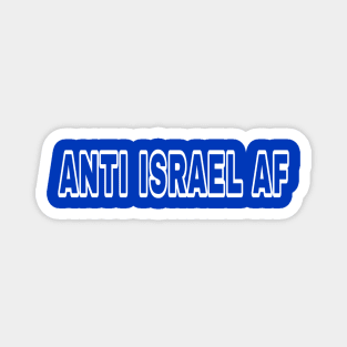 Anti Israel AF - Back Magnet