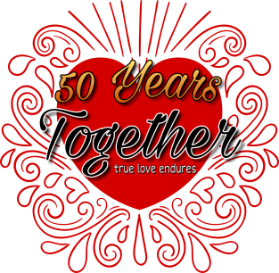 50 Years Together Magnet