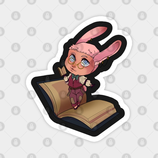 Chibi March Hare Magnet by alg813