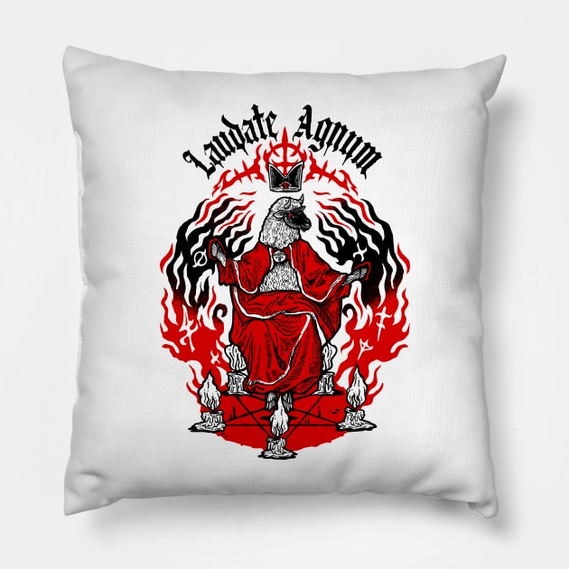 Lamb Kreator Pillow by demonigote