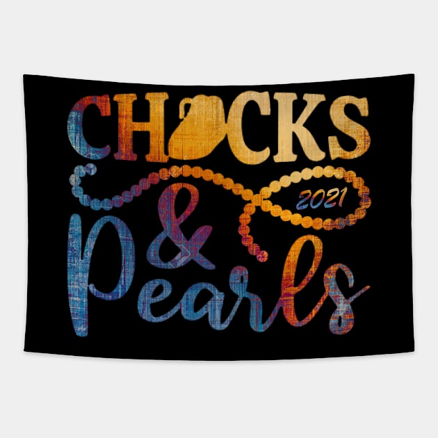 Chucks and Pearls Tapestry by ReD-Des