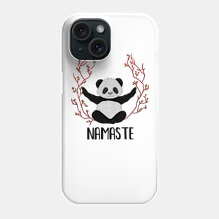 Panda Bear Yoga Pose, Namaste Phone Case