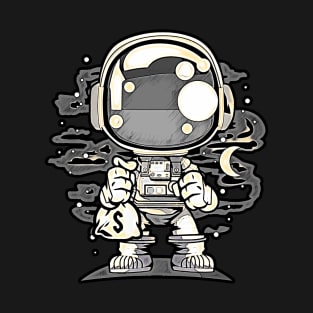 Astronaut Chibi • Funny And Cool Sci-Fi Cartoon Drawing Design Great For Any Occasion And For Everyone T-Shirt