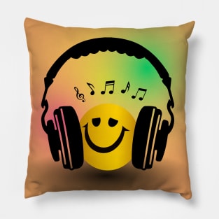 Listen To Music Poster Pillow