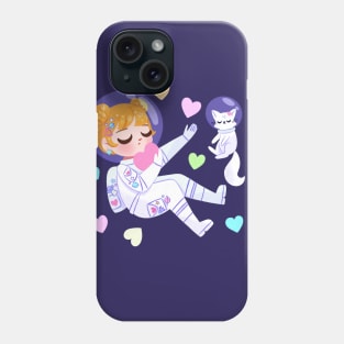 Astronaut Hearts Phone Case