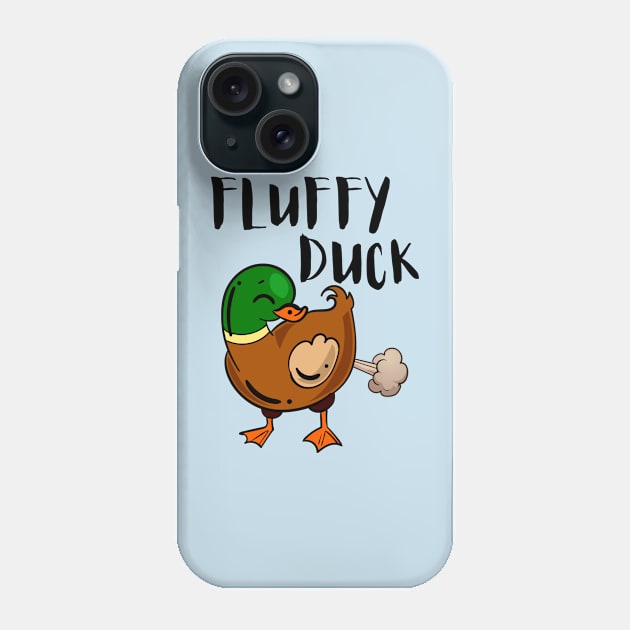 Fluffy Duck Phone Case by OldTony