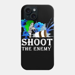 coffee : shoot the enemy Phone Case