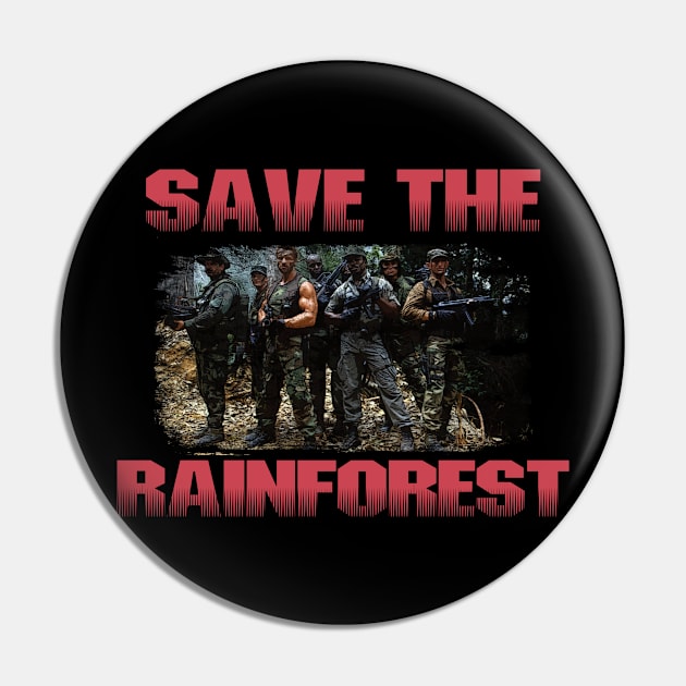 Predator Crew - Save the Rainforest Pin by MonkeyKing