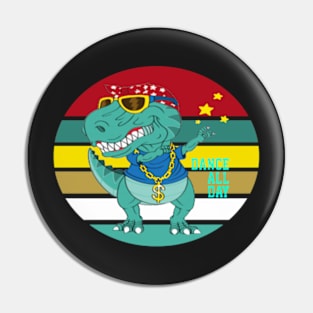 cartoon-dinosaur-dabbing Design -Gifts Pin