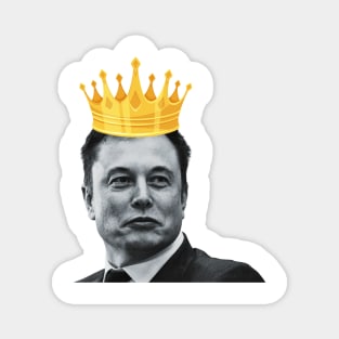 King Elon Musk Magnet