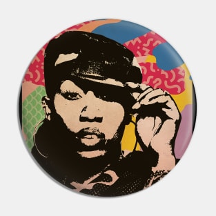 Missy Elliot - Vintage Poster Pin