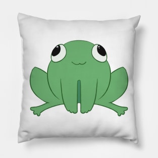 Cute funny frog Pillow