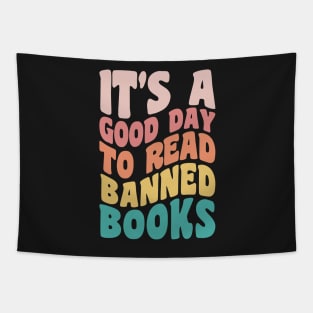 It's A Good Day To Read Banned Books Bookworm Avid Readers, Reader Gift Tapestry