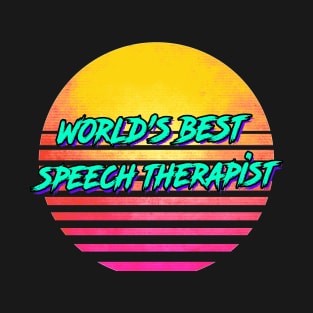 1980s Retro Speech Therapist Gift T-Shirt