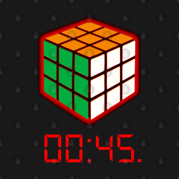 I solve a rubik's cube in 45 seconds t-shirt by TheCreatedLight