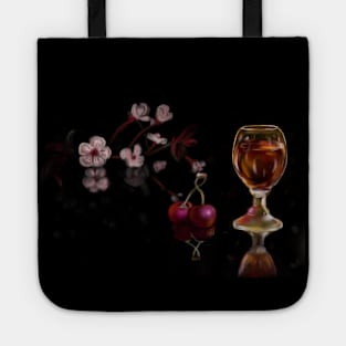 Blossoming cherries Tote