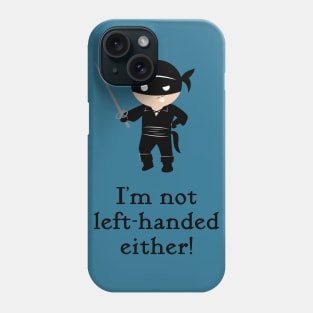 The man in black Phone Case