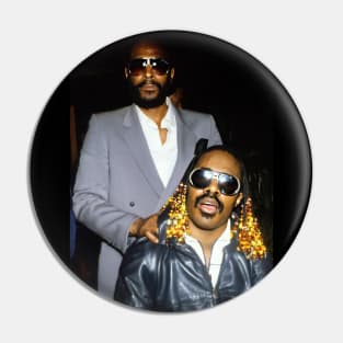 MARVIN GAYE AND STEVIE WONDER Pin