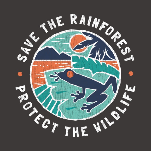 Save the rainforest, Protect the Wildlife by bangtees