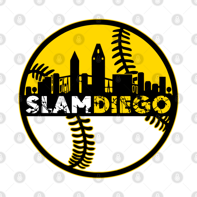 Slam Diego Baseball City Sunset by EnolaReven