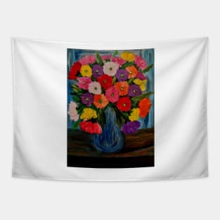 Flowers in the window Tapestry