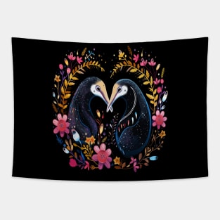 Anteater Couple Valentine Tapestry