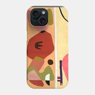 abstract in brown Phone Case