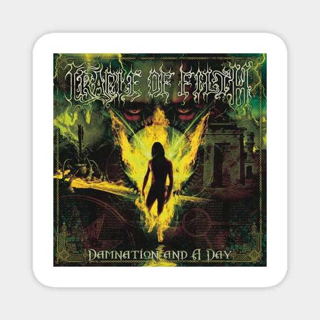 Cradle Of Filth Damnation And A Day Album Cover Magnet by Visionary Canvas