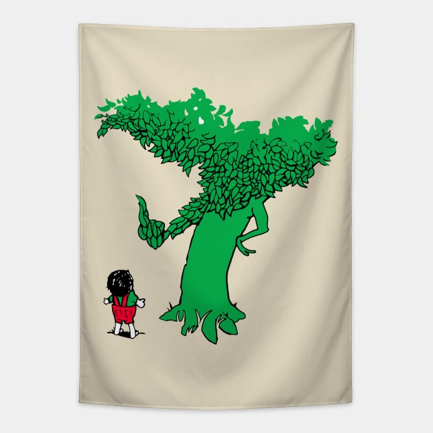 Fuck-Off-Tree Tapestry by Mr Eggs Favorites