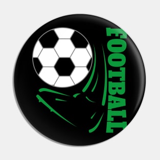 Football Foot - Green Pin