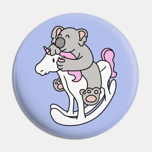 Koala and Unicorn Pin