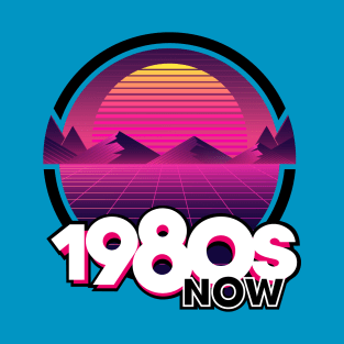 1980s Now Synthwave Horizon T-Shirt